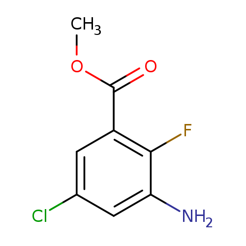 methyl 3-amino-5-chloro-2-fluorobenzoate