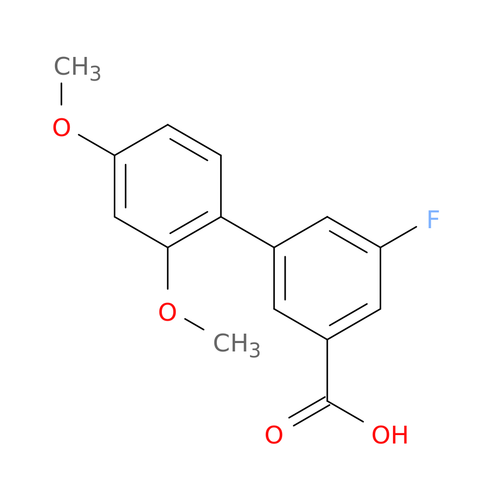3-(2,4-Dimethoxyphenyl)-5-fluorobenzoic acid