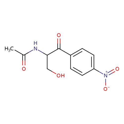 N-[1-(Hydroxymethyl)-2-(4-nitrophenyl)-2-oxoethyl]acetamide