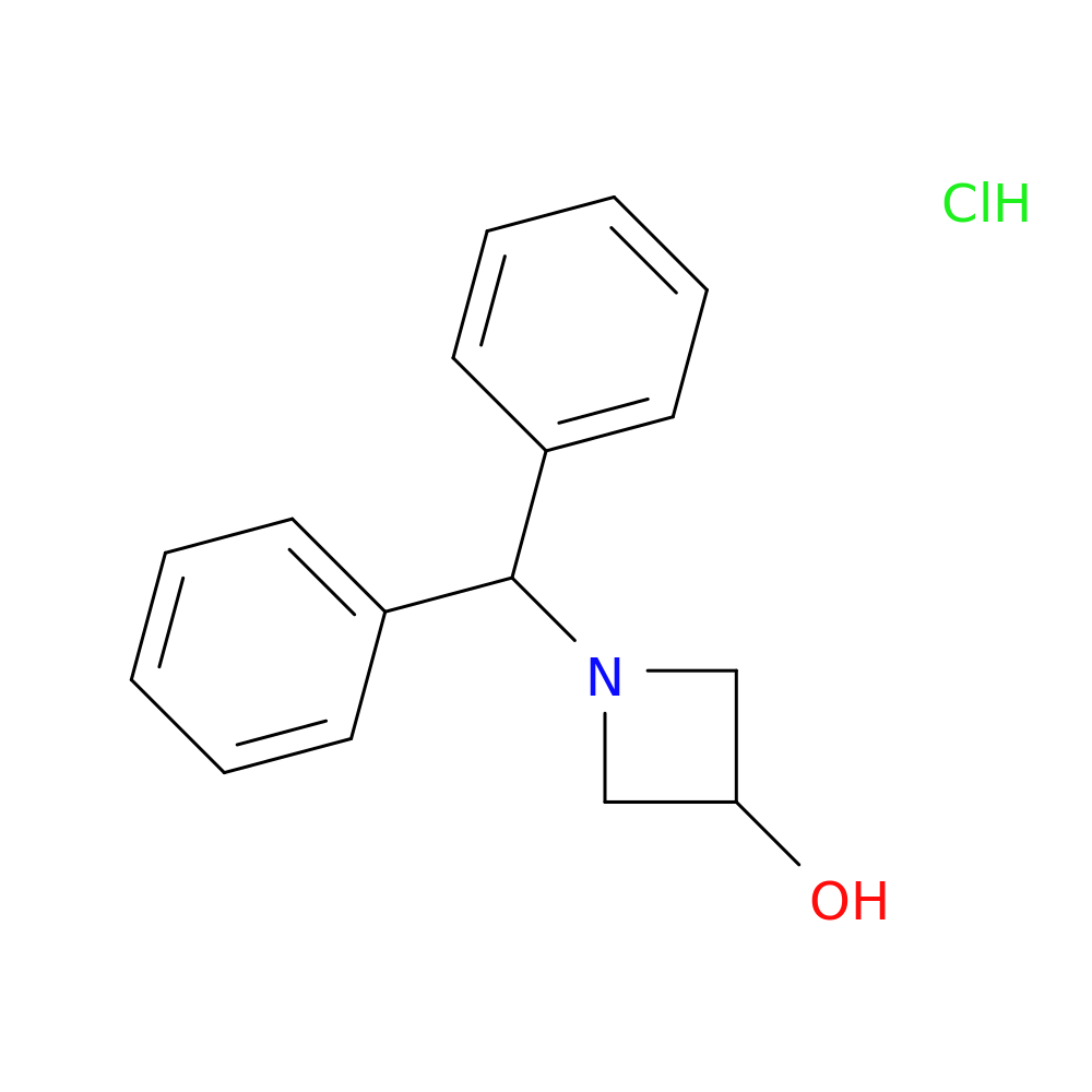 1-Benzhydrylazetidin-3-ol hydrochloride