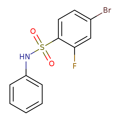 4-BROMO-2-FLUORO-N-PHENYLBENZENESULFONAMIDE