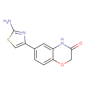 6-(2-amino-1,3-thiazol-4-yl)-2H-1,4-benzoxazin-3(4H)-one