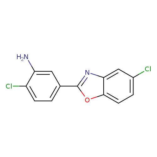 2-chloro-5-(5-chloro-1,3-benzoxazol-2-yl)aniline