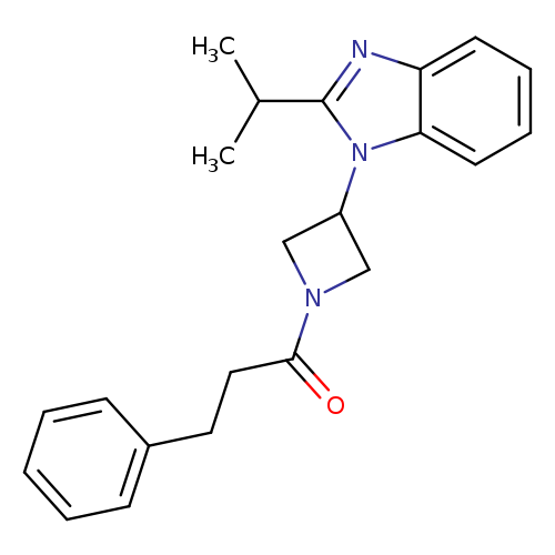3-phenyl-1-{3-[2-(propan-2-yl)-1H-1,3-benzodiazol-1-yl]azetidin-1-yl}propan-1-one