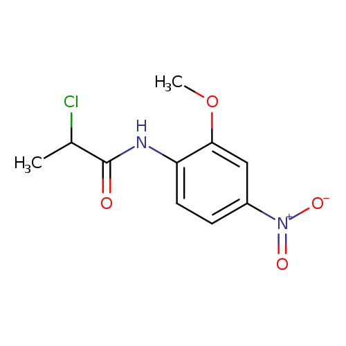 2-chloro-N-(2-methoxy-4-nitrophenyl)propanamide
