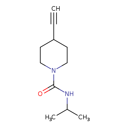 4-ethynyl-N-(propan-2-yl)piperidine-1-carboxamide