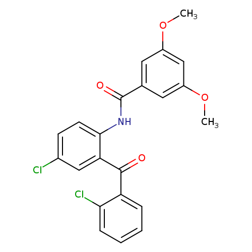 N-[4-chloro-2-(2-chlorobenzoyl)phenyl]-3,5-dimethoxybenzamide