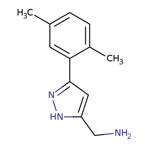 [3-(2,5-dimethylphenyl)-1H-pyrazol-5-yl]methanamine