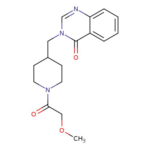 3-{[1-(2-methoxyacetyl)piperidin-4-yl]methyl}-3,4-dihydroquinazolin-4-one