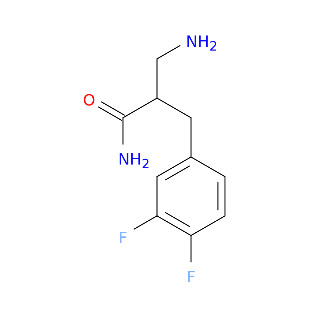 3-amino-2-[(3,4-difluorophenyl)methyl]propanamide