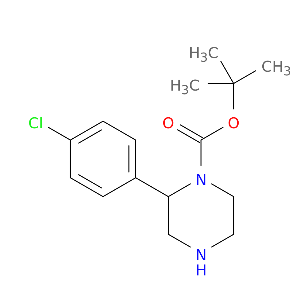 tert-Butyl 2-(4-chlorophenyl)piperazine-1-carboxylate
