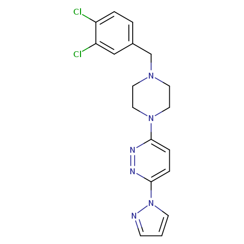 3-{4-[(3,4-dichlorophenyl)methyl]piperazin-1-yl}-6-(1H-pyrazol-1-yl)pyridazine