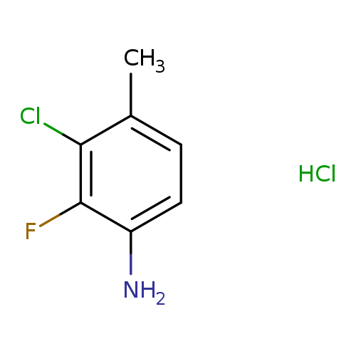 3-chloro-2-fluoro-4-methylanilinehydrochloride