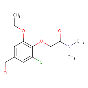 2-(2-chloro-6-ethoxy-4-formylphenoxy)-N,N-dimethylacetamide