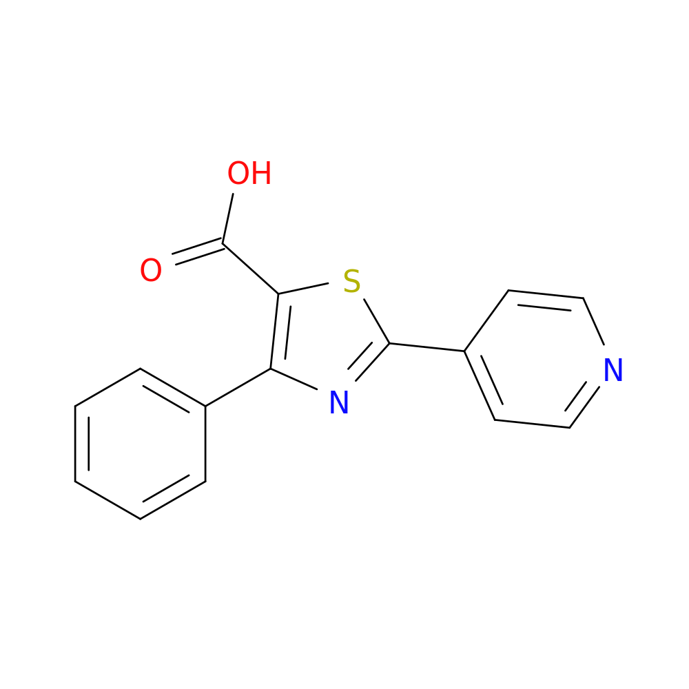 4-Phenyl-2-(pyridin-4-yl)thiazole-5-carboxylic acid