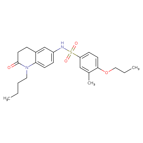 N-(1-butyl-2-oxo-1,2,3,4-tetrahydroquinolin-6-yl)-3-methyl-4-propoxybenzene-1-sulfonamide