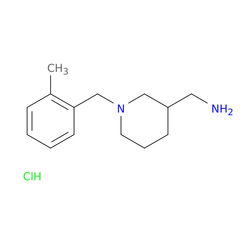 (1-(2-Methylbenzyl)Piperidin-3-Yl)Methanamine Hydrochloride