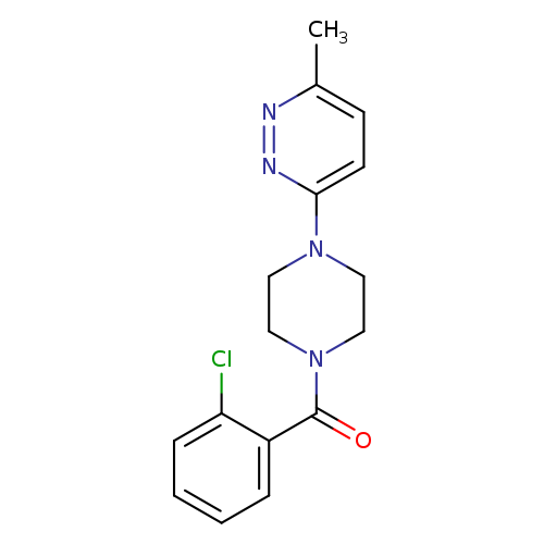 3-[4-(2-chlorobenzoyl)piperazin-1-yl]-6-methylpyridazine