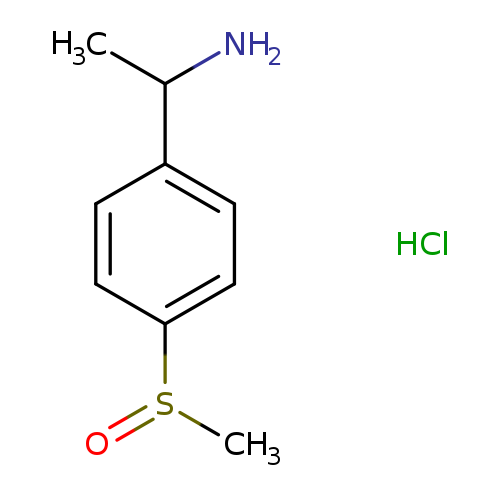 1-(4-methanesulfinylphenyl)ethan-1-amine hydrochloride