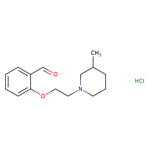 2-(2-(3-Methylpiperidin-1-yl)ethoxy)benzaldehyde hydrochloride