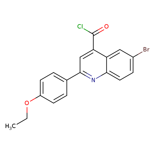 6-Bromo-2-(4-ethoxyphenyl)quinoline-4-carbonyl chloride