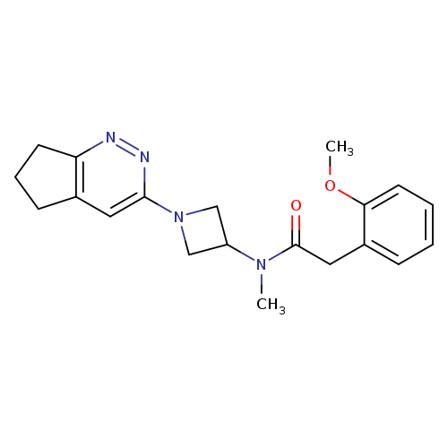 N-(1-{5H,6H,7H-cyclopenta[c]pyridazin-3-yl}azetidin-3-yl)-2-(2-methoxyphenyl)-N-methylacetamide
