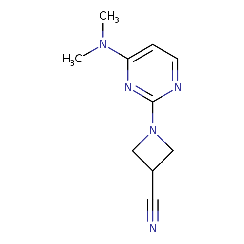 1-[4-(dimethylamino)pyrimidin-2-yl]azetidine-3-carbonitrile