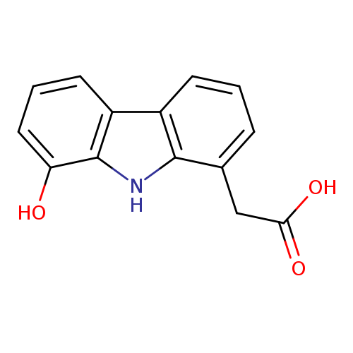 9H-Carbazole-1-acetic acid, 8-hydroxy-