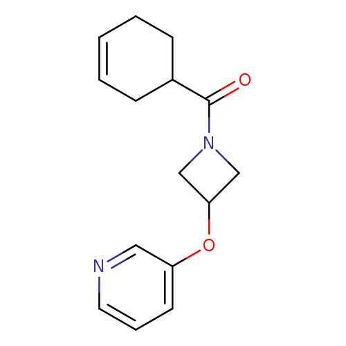 3-{[1-(cyclohex-3-ene-1-carbonyl)azetidin-3-yl]oxy}pyridine