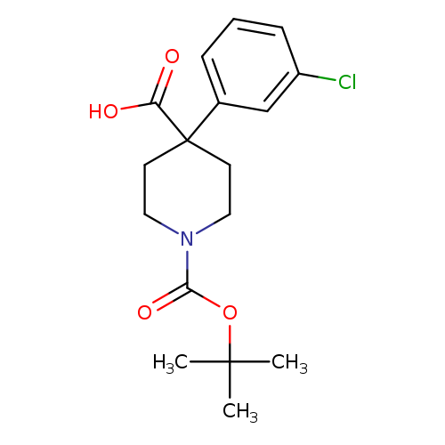 1-BOC-4-(3-CHLOROPHENYL)-4-PIPERIDINEDICARBOXYLIC ACID