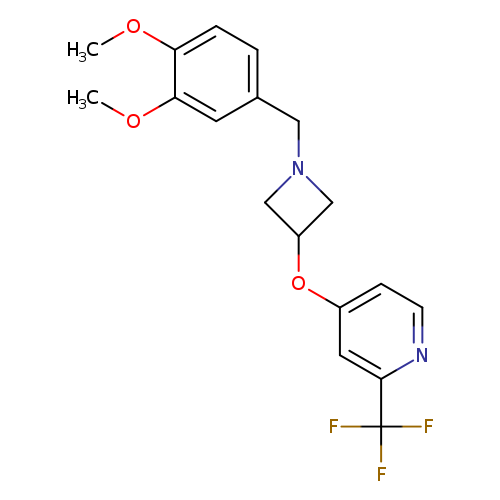 4-({1-[(3,4-dimethoxyphenyl)methyl]azetidin-3-yl}oxy)-2-(trifluoromethyl)pyridine