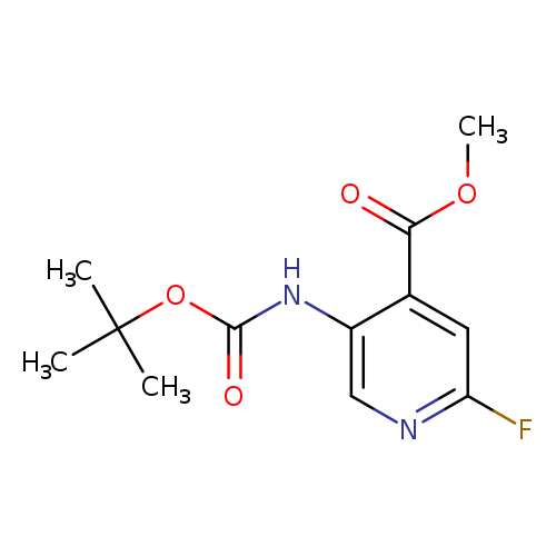 Methyl 5-(boc-amino)-2-fluoropyridine-4-carboxylate