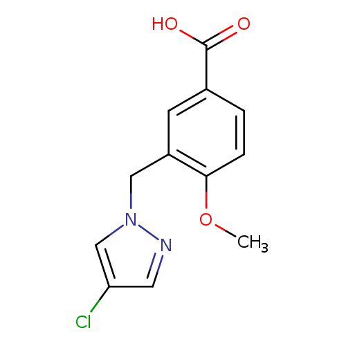 3-[(4-chloro-1H-pyrazol-1-yl)methyl]-4-methoxybenzoic acid