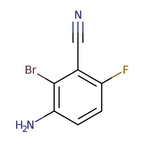 2-Bromo-3-amino-6-fluorobenzonitrile