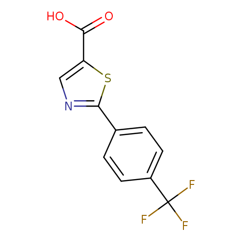 2-[4-(trifluoromethyl)phenyl]-1,3-thiazole-5-carboxylic acid