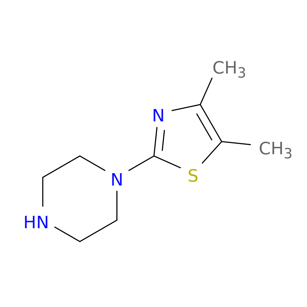 1-(dimethyl-1,3-thiazol-2-yl)piperazine
