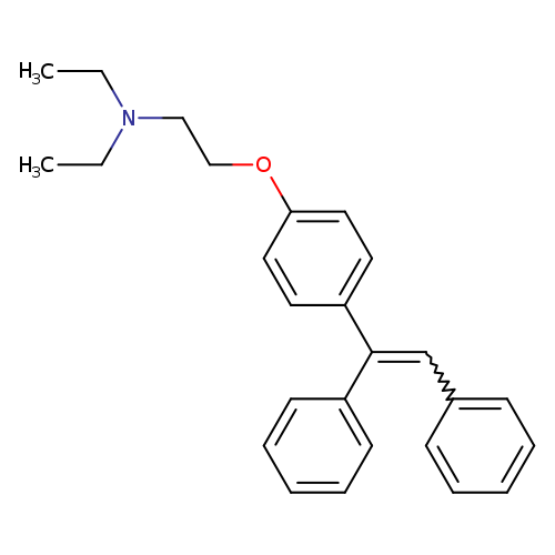 Ethanamine, 2-[4-(1,2-diphenylethenyl)phenoxy]-N,N-diethyl-