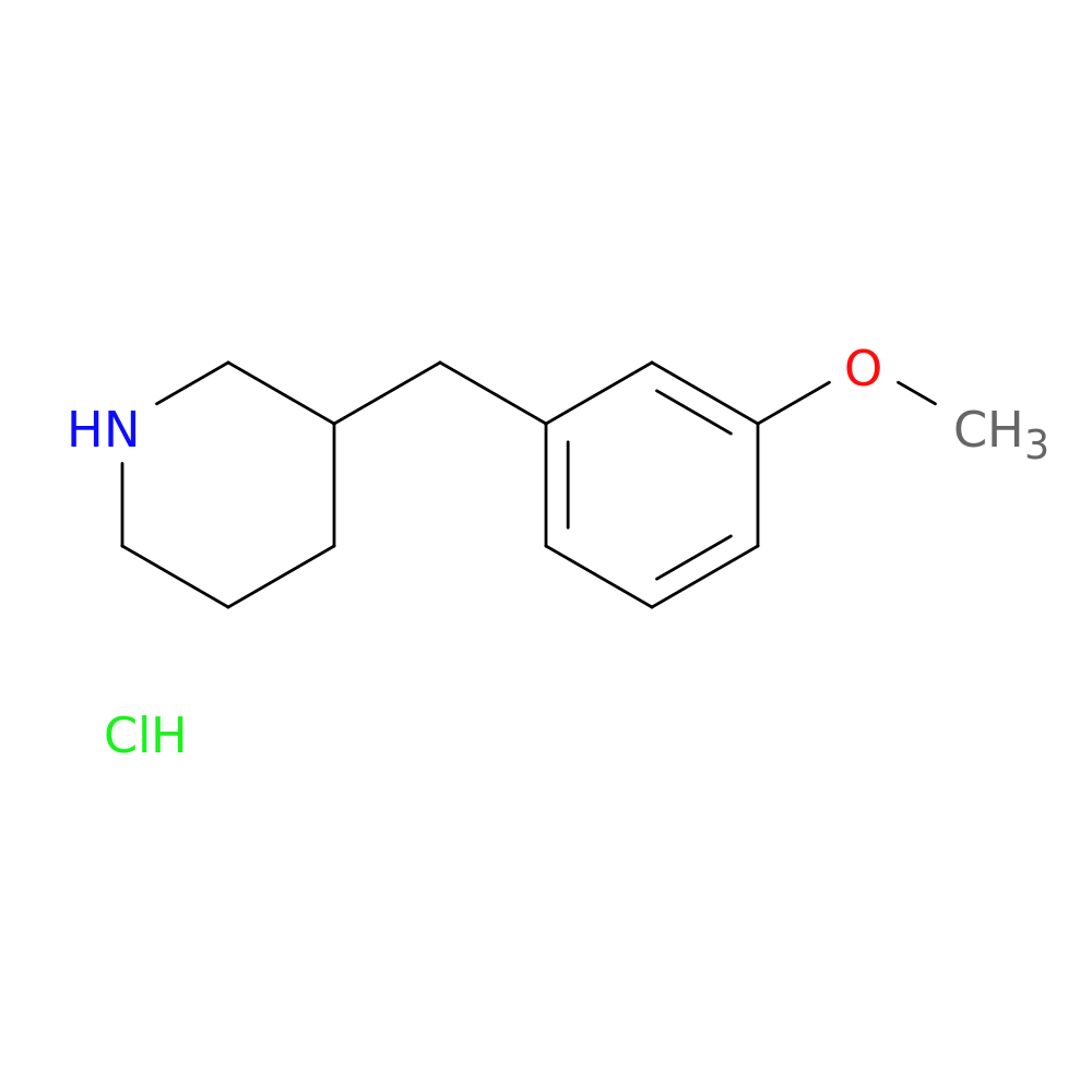 3-(3-Methoxy-benzyl)-piperidine hydrochloride