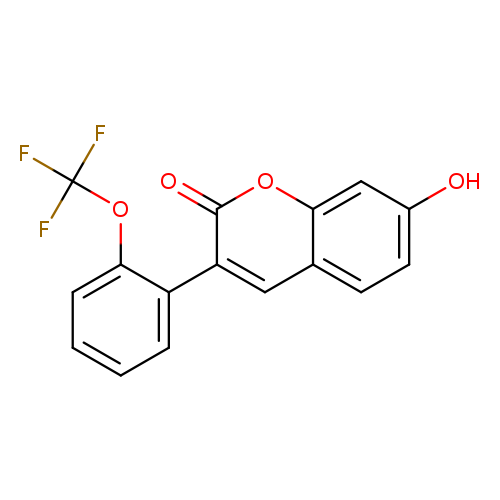 7-hydroxy-3-[2-(trifluoromethoxy)phenyl]-2H-chromen-2-one