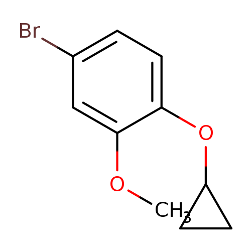 4-bromo-1-cyclopropoxy-2-methoxybenzene