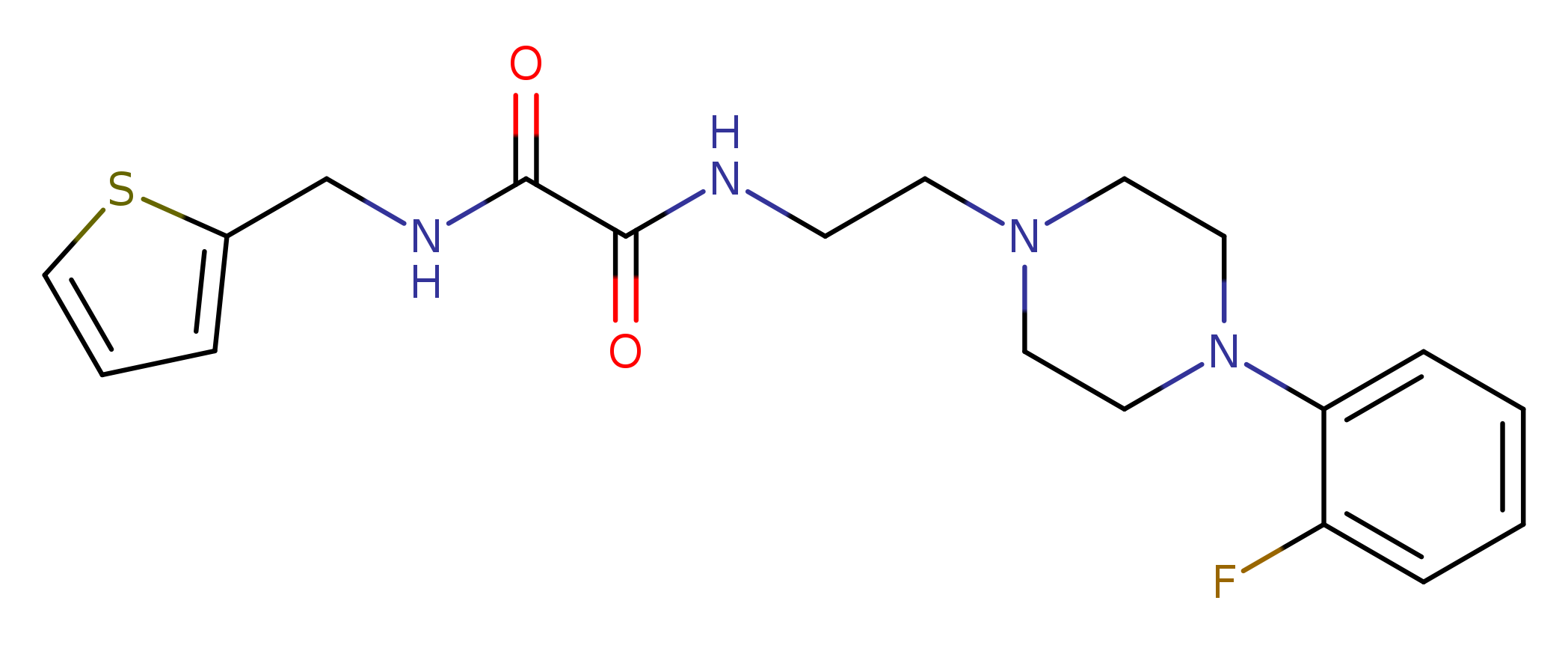 N'-{2-[4-(2-fluorophenyl)piperazin-1-yl]ethyl}-N-[(thiophen-2-yl)methyl]ethanediamide