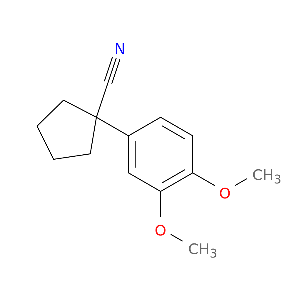 1-(3,4-Dimethoxyphenyl)cyclopentane-1-carbonitrile