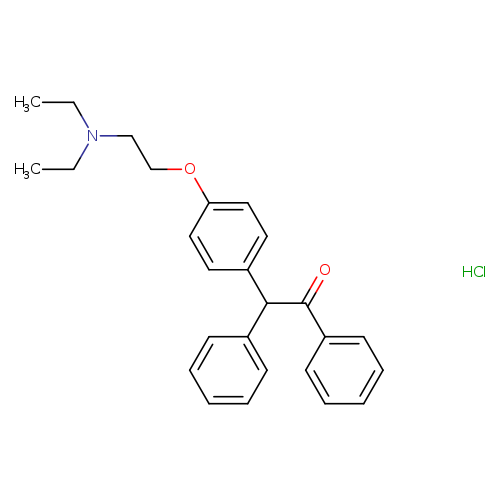 2-[p-[2-(DiethylaMino)ethoxy]phenyl]-2-phenylacetophenone Hydrochloride