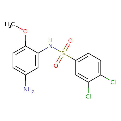 N-(5-amino-2-methoxyphenyl)-3,4-dichlorobenzene-1-sulfonamide