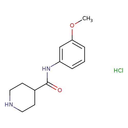 N-(3-methoxyphenyl)piperidine-4-carboxamide hydrochloride