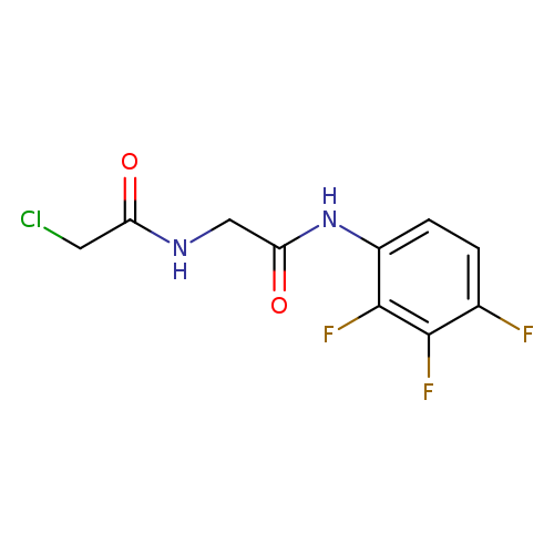 2-chloro-N-{[(2,3,4-trifluorophenyl)carbamoyl]methyl}acetamide