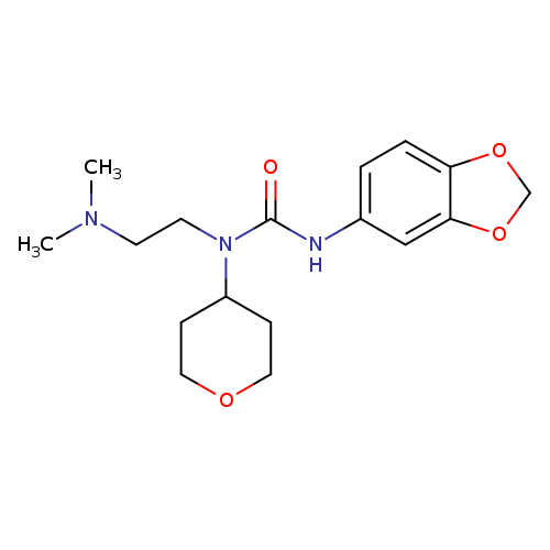 3-(2H-1,3-benzodioxol-5-yl)-1-[2-(dimethylamino)ethyl]-1-(oxan-4-yl)urea