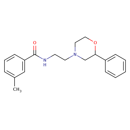 3-methyl-N-[2-(2-phenylmorpholin-4-yl)ethyl]benzamide