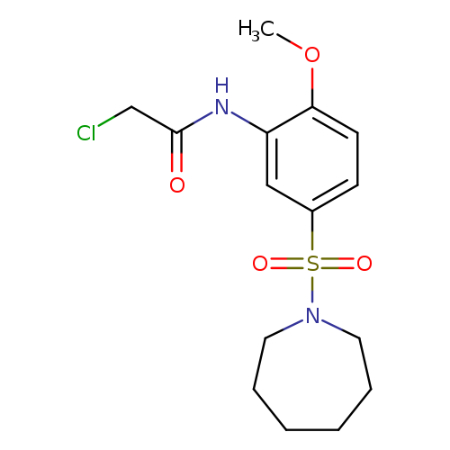 N-[5-(AZEPAN-1-YLSULFONYL)-2-METHOXYPHENYL]-2-CHLOROACETAMIDE
