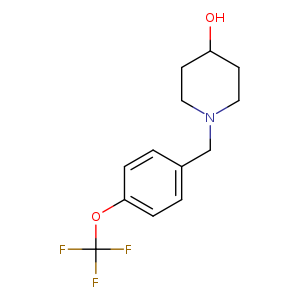 1-([4-(Trifluoromethoxy)phenyl]methyl)piperidin-4-ol
